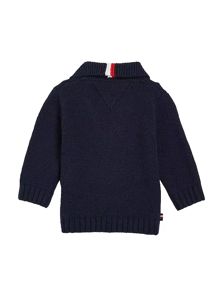 TOMMY HILFIGER Baby Strickjacke dunkelblau